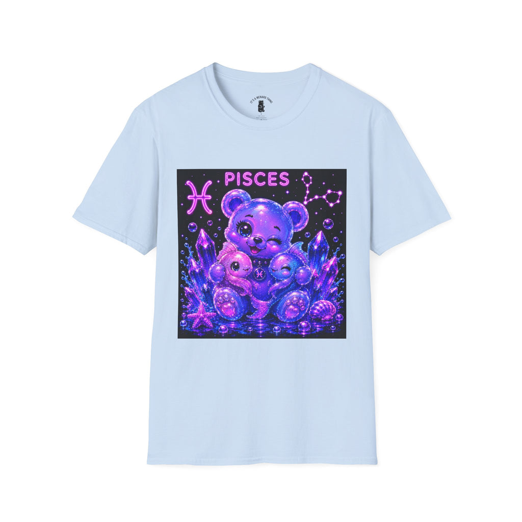 Pisces Zodiac Astrology Oozy Bear Friend Special Addition- Graphic Shirt