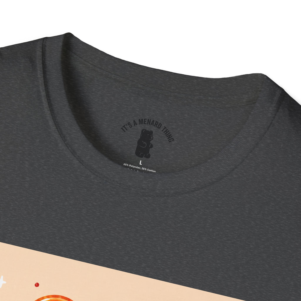 'Spicy Mood' Gooey Gummy Bear T-Shirt —Fiery Kawaii Graphic Tee