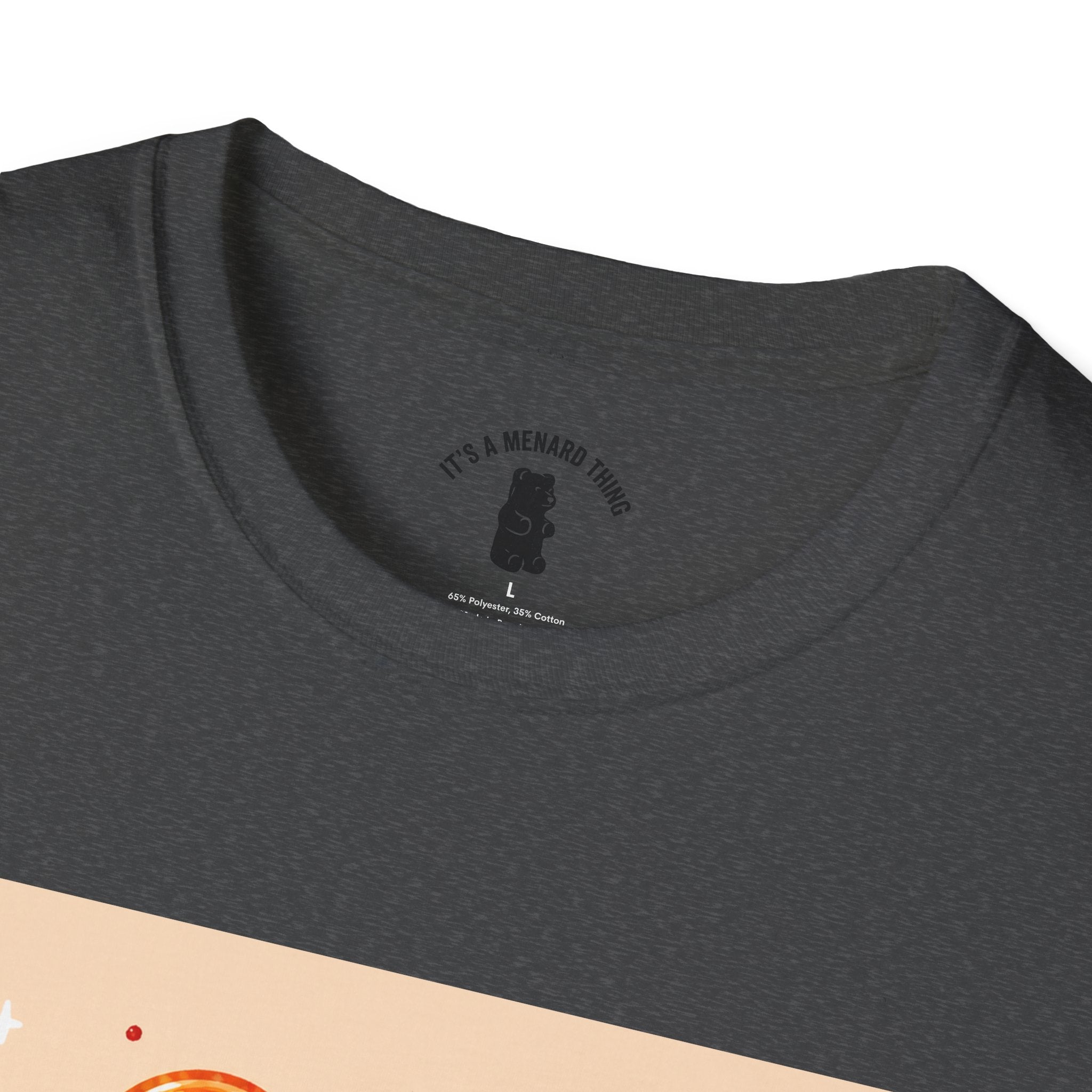 'Spicy Mood' Gooey Gummy Bear T-Shirt —Fiery Kawaii Graphic Tee