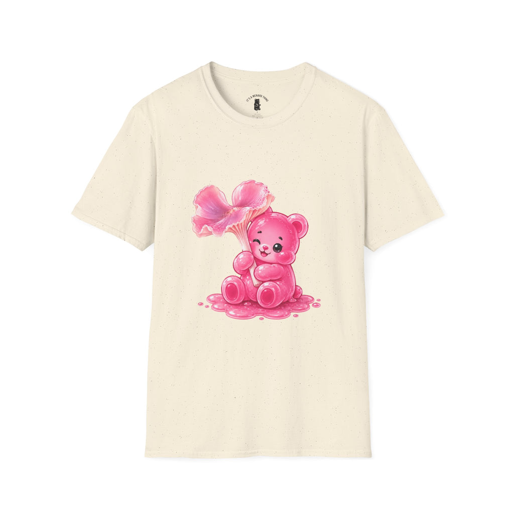 Pink Wax Cap Special Mushroom, Oozy Bear Gummy Friend- Graphic Shirt
