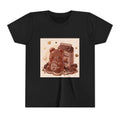 Kids Milk Chocolate Gooey Gummy Bear — Cute Milk Carton Graphic Youth T-Shirt