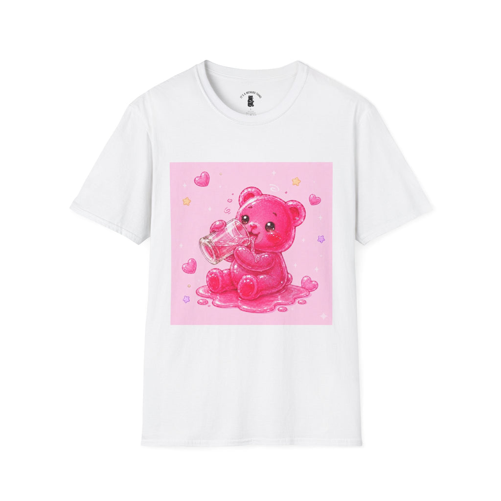 Sugar Shock Shot, Boozy Gooey Gummy Bear- Kawaii Graphic T-Shirt
