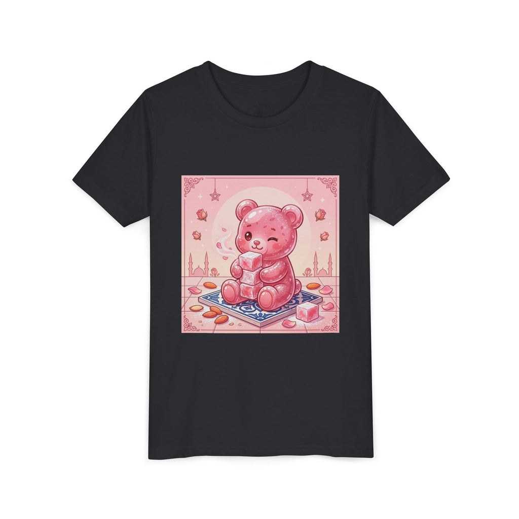 Turkish Delight Rose Water Gooey Gummy Bear- Illustration Youth T-Shirt