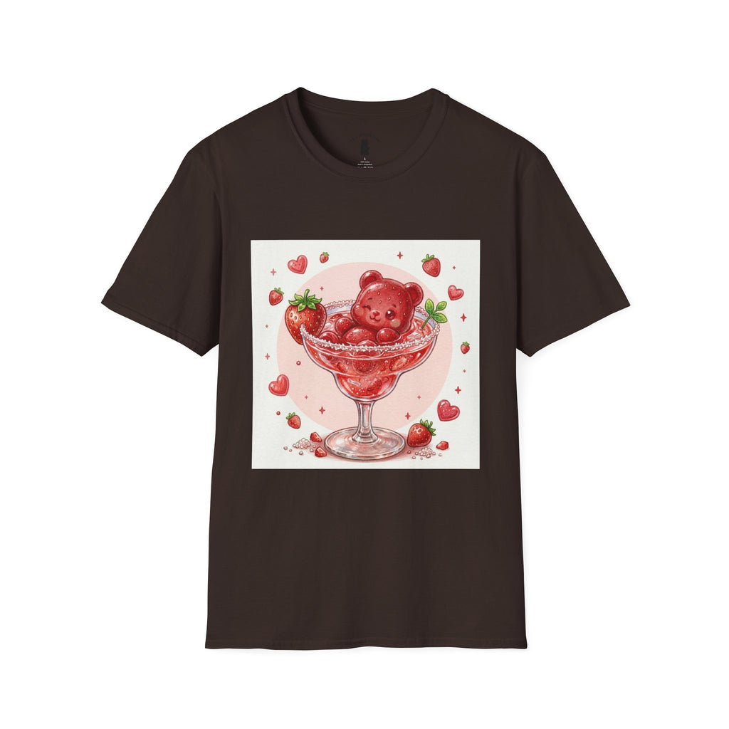 Strawberry Daiquiri Icey, Boozy Gooey Gummy Bears- Kawaii Graphic T-Shirt