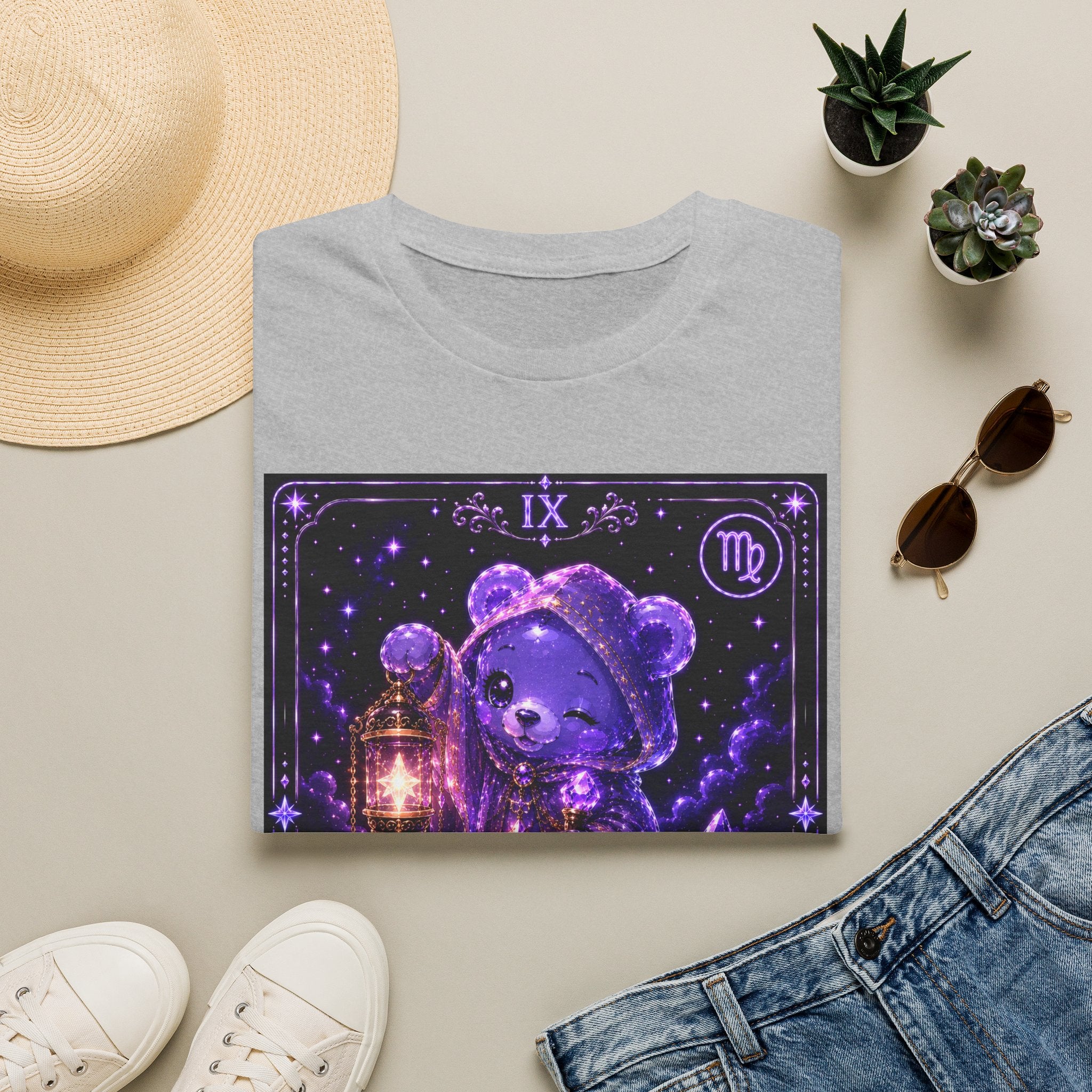 The Hermit Tarot Cosmic Oozy Bear Friend- Graphic Shirt