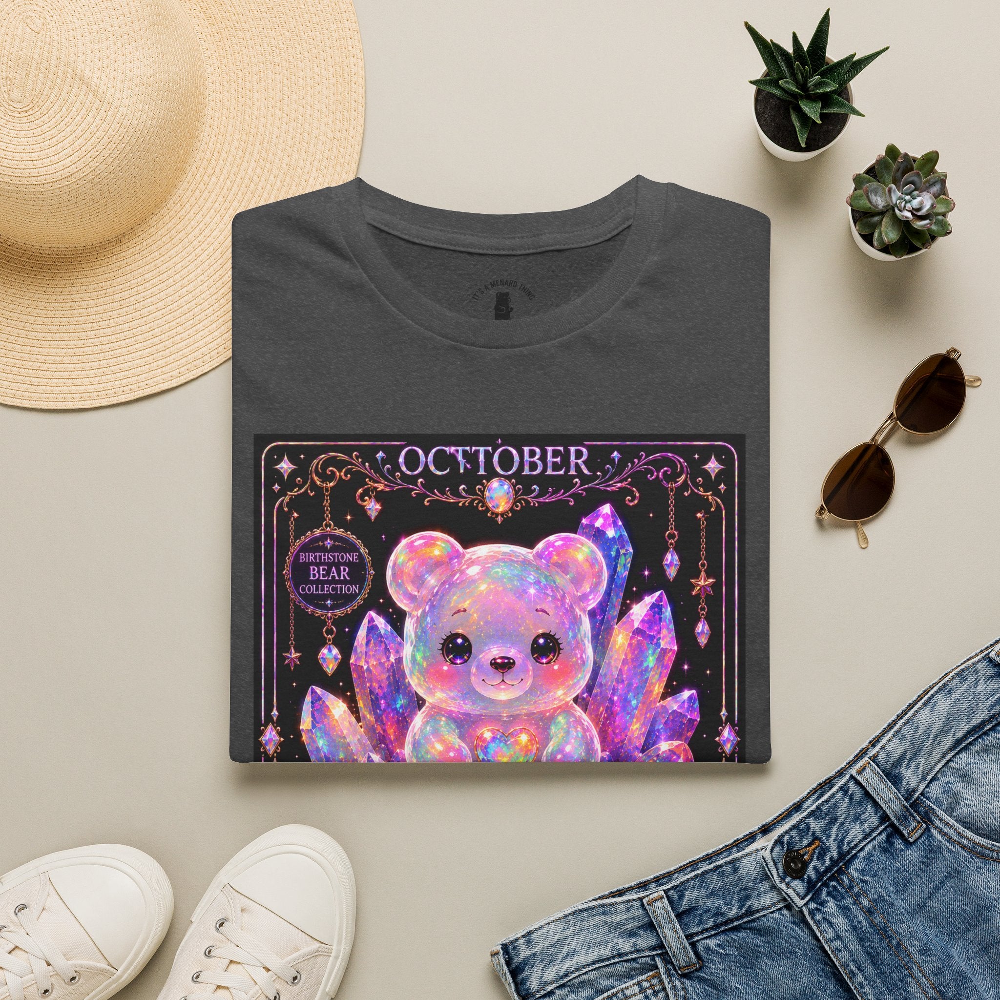 October, Opal Crystal Oozy Bear Special Addition- Graphic Shirt