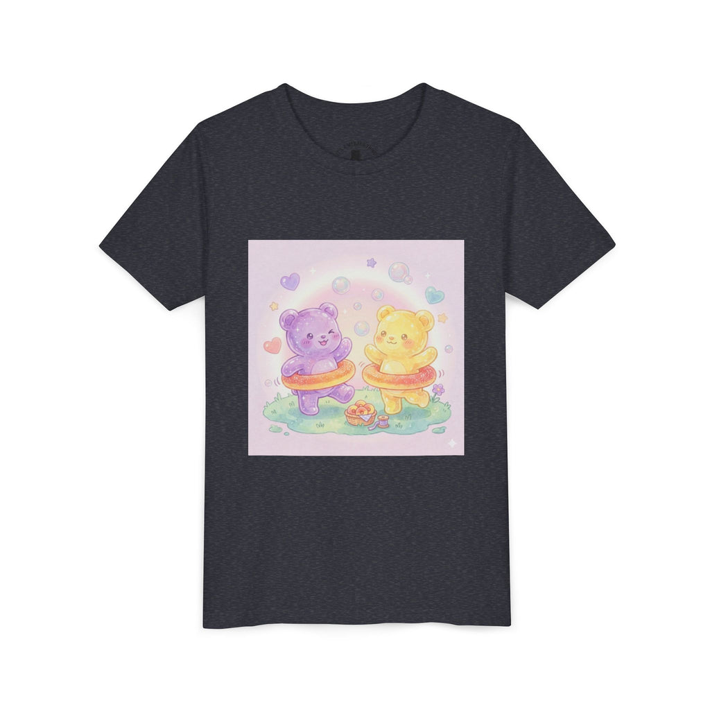 Friendship Peach ring Hula-Hoop Gooey Gummies- Graphic Kids T-Shirt