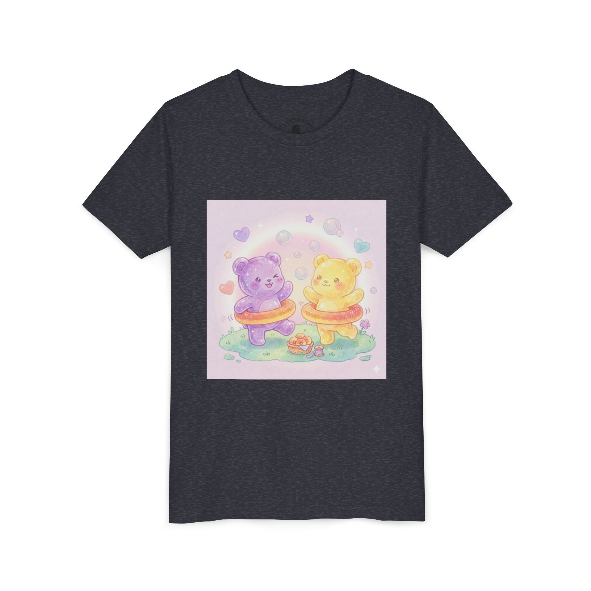 Friendship Peach ring Hula-Hoop Gooey Gummies- Graphic Kids T-Shirt