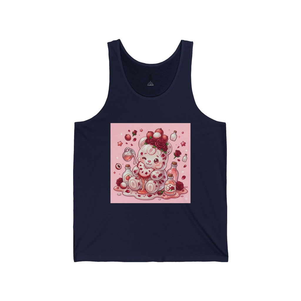 Fresh Lychee Berry, Exotic Gooey Gummy Bear- Kawaii Graphic Tank Top