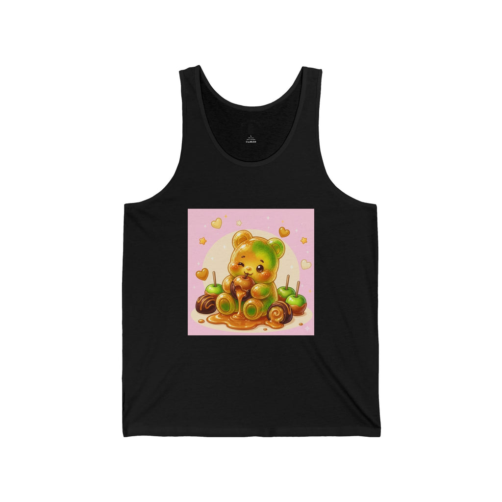 Caramel Apple, Gooey Gummy Bear Friend — Kawaii Graphic Tank top