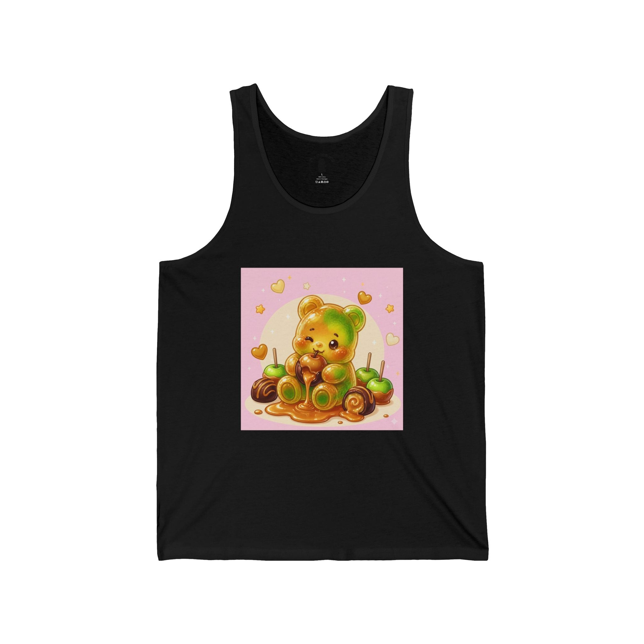 Caramel Apple, Gooey Gummy Bear Friend — Kawaii Graphic Tank top