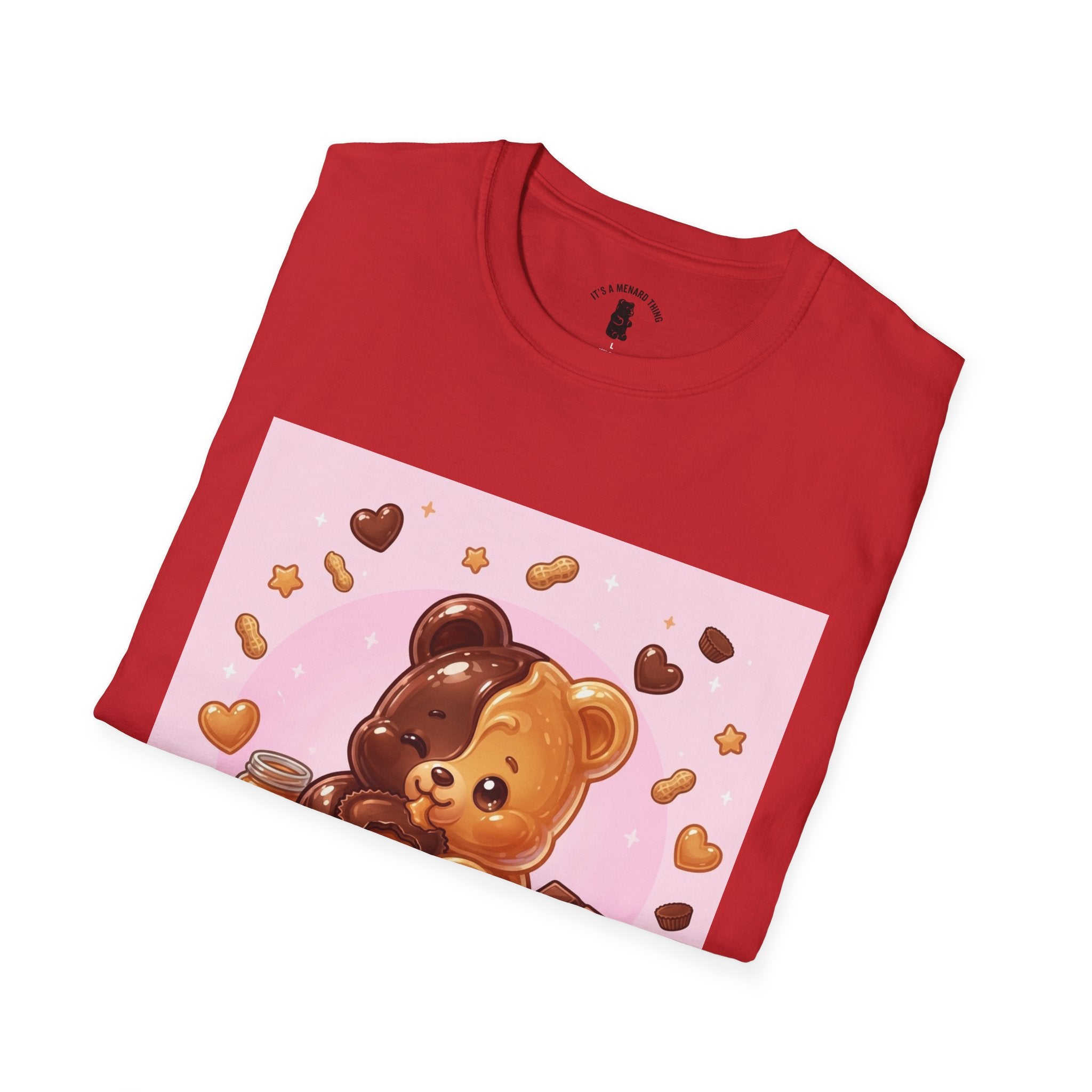 Chocolate & Peanut Butter Gooey Gummy Bear — Cute Graphic Tee