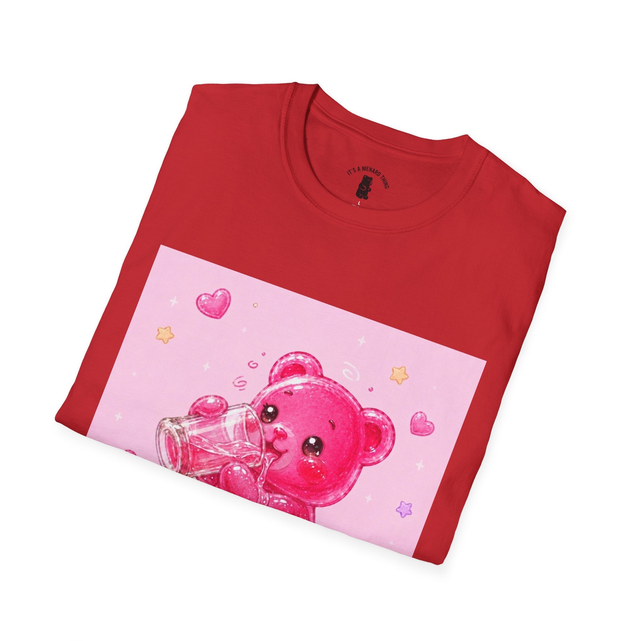 Sugar Shock Shot, Boozy Gooey Gummy Bear- Kawaii Graphic T-Shirt
