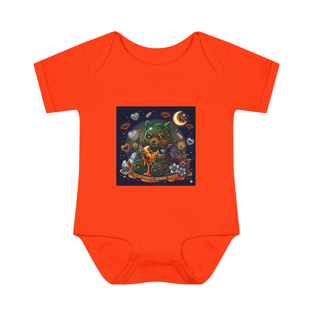 Baby Bodysuit — Cute Halloween Werewolf Gooey Bear
