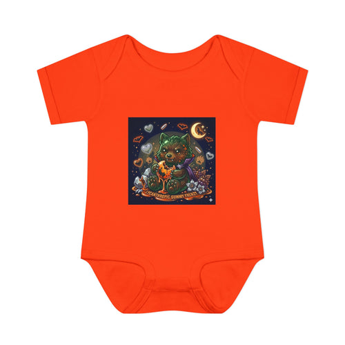 Baby Bodysuit — Cute Halloween Werewolf Gooey Bear