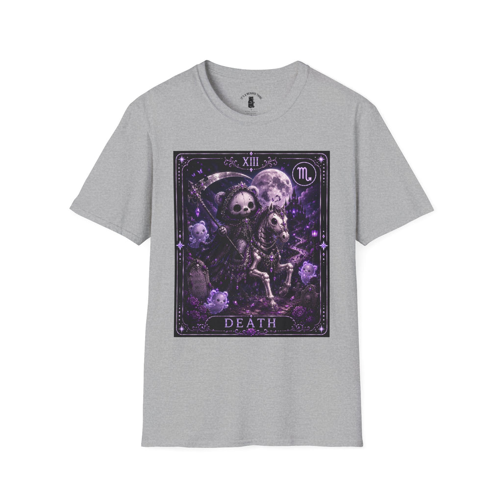 Death Tarot Gothic Skeleton Oozy Bear Special Addition- Graphic Shirt