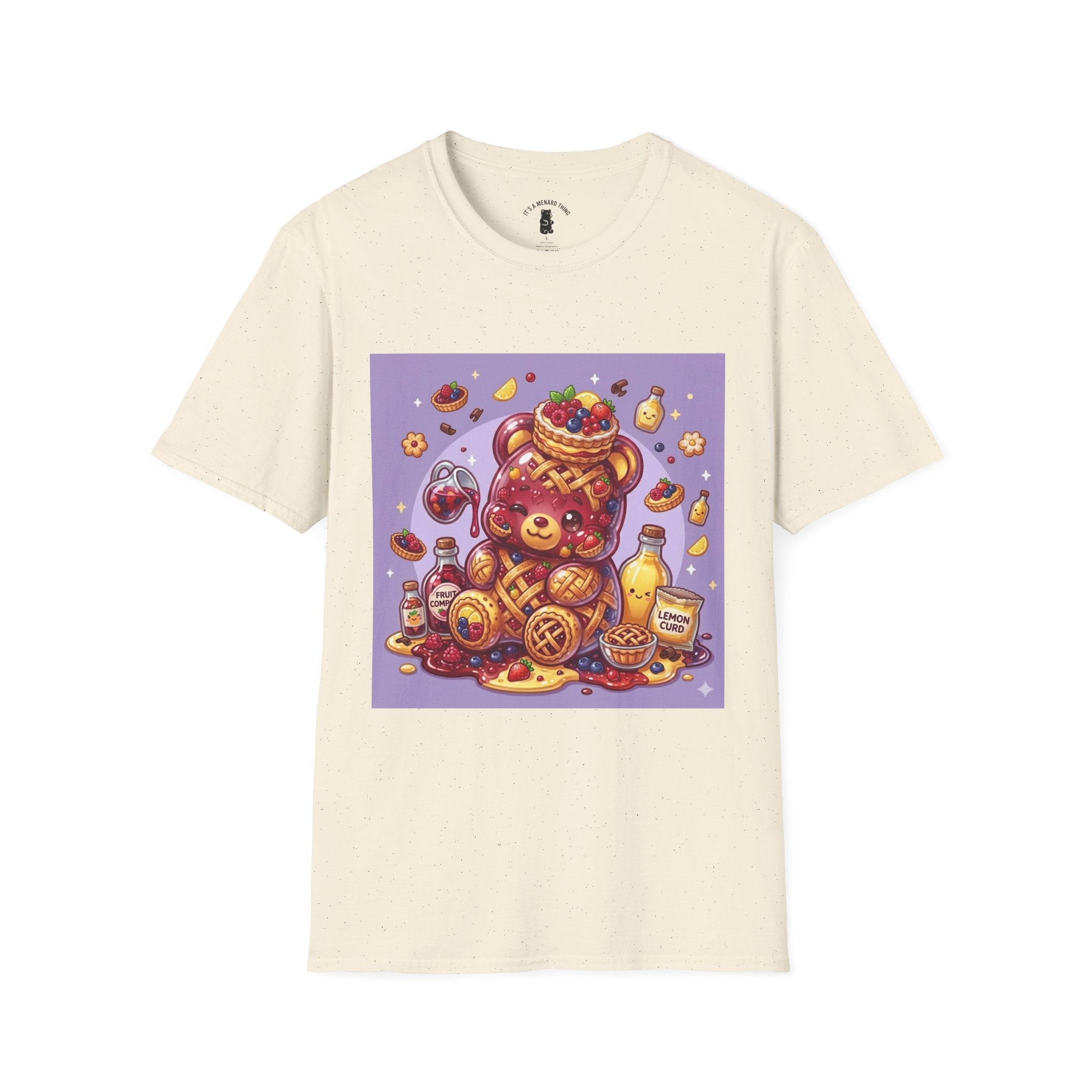 Mixed Berry Tart, Exotic Gooey Gummy Bear — Kawaii Graphic T-Shirt