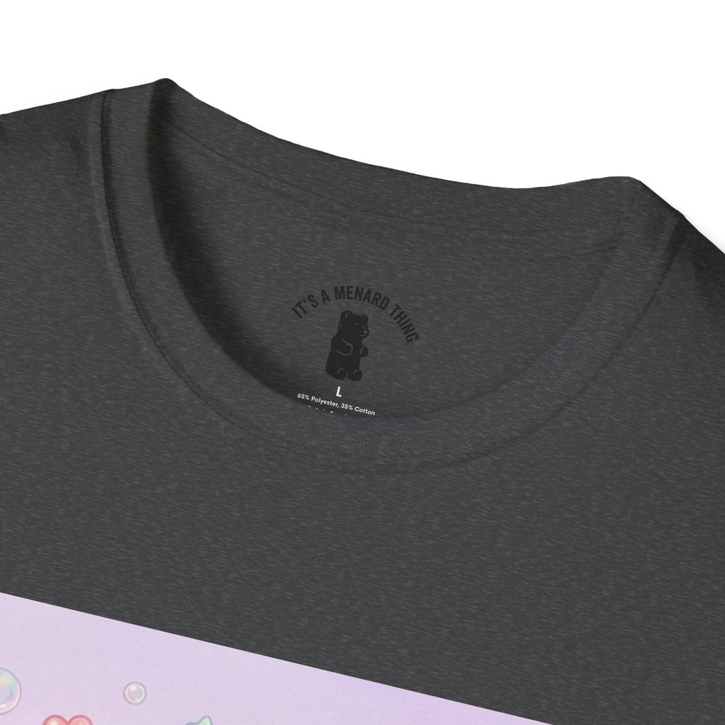 Carnival Snack Cart, Sharing with Friends Gooey Gummy Bears — Whimsical Graphic T-Shirt