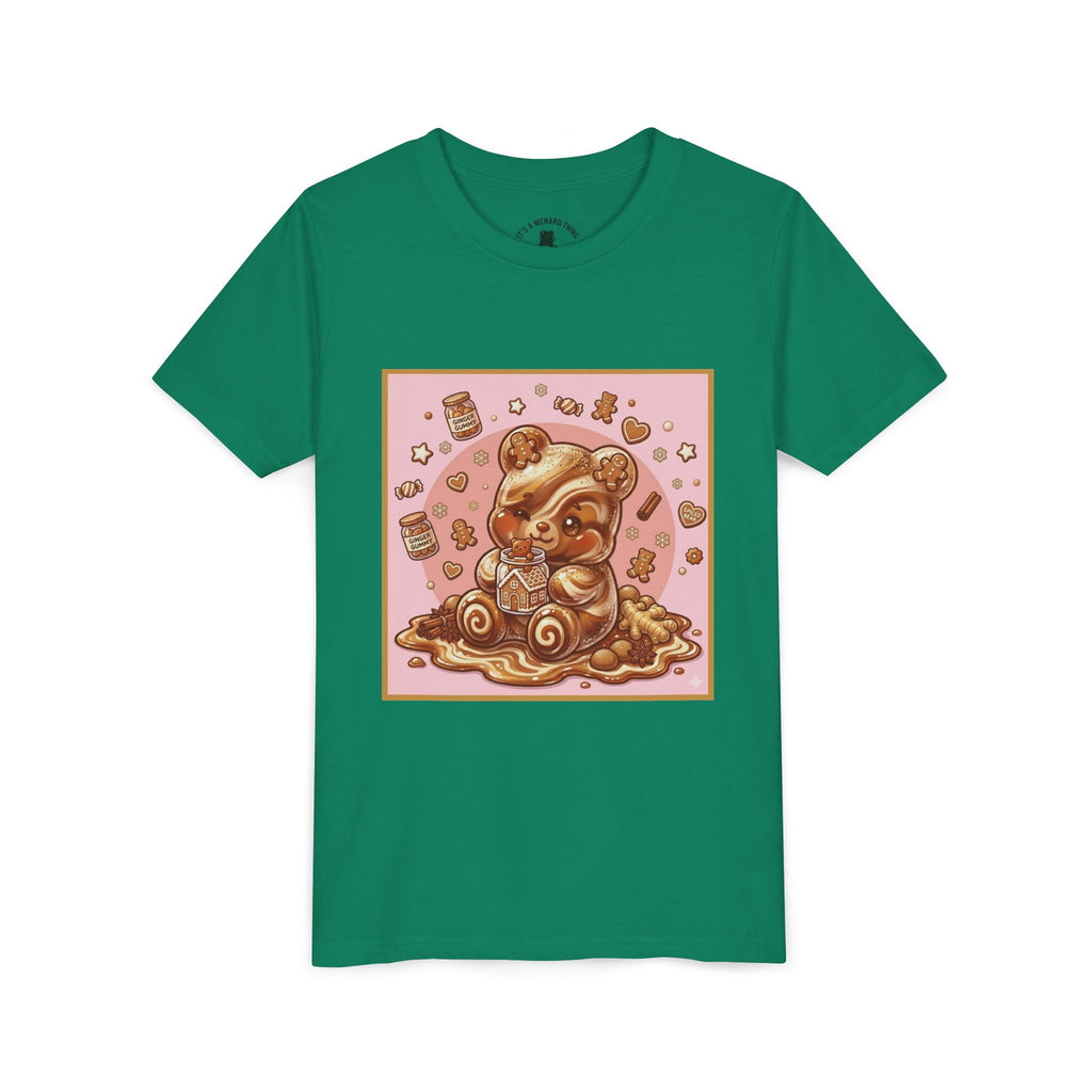 Gooey Gummy Bear Ginger Bread Graphic Youth T-Shirt