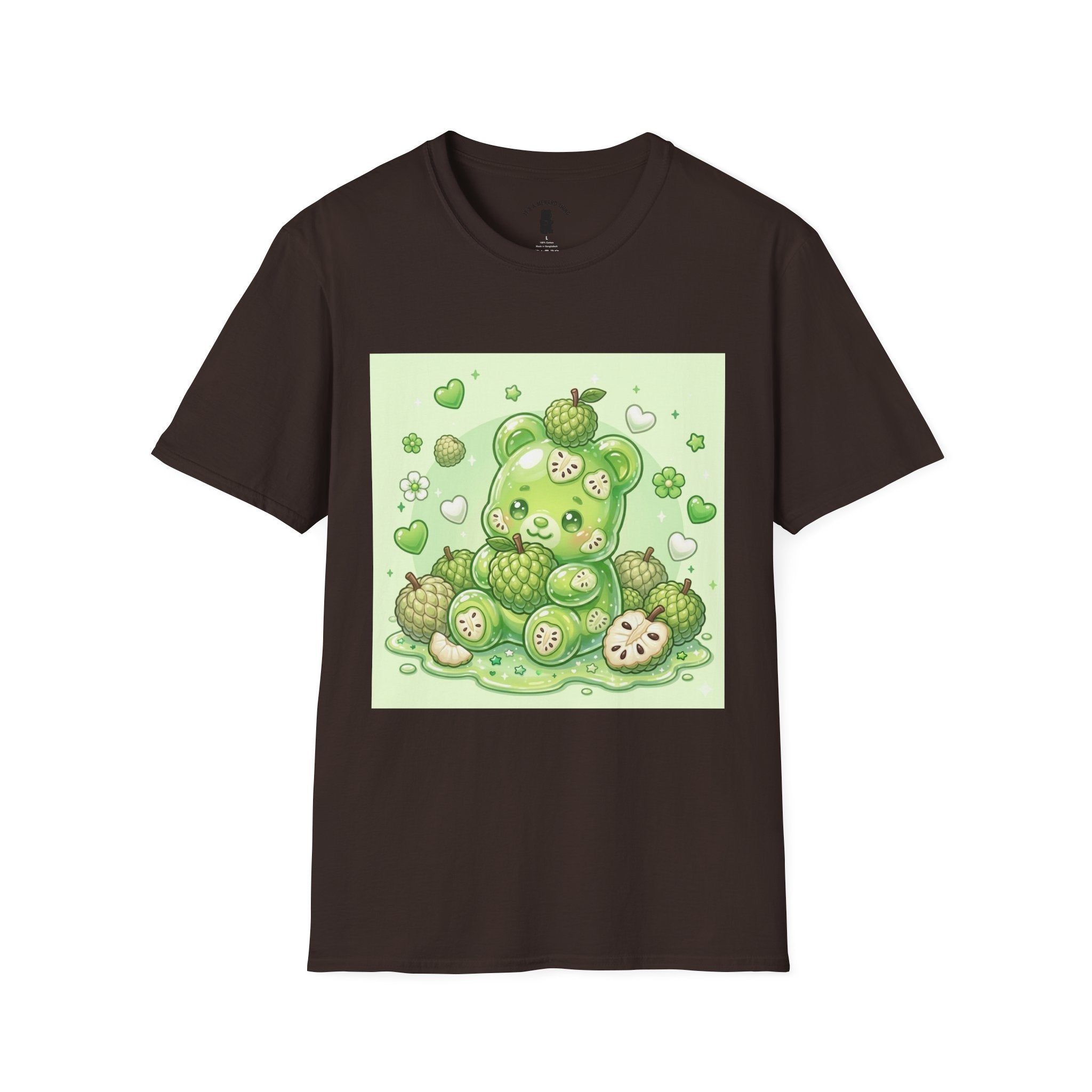 Yummy Ripe Sugar Apple, Exotic Oozy Gummy Bear- Kawaii Graphic Shirt