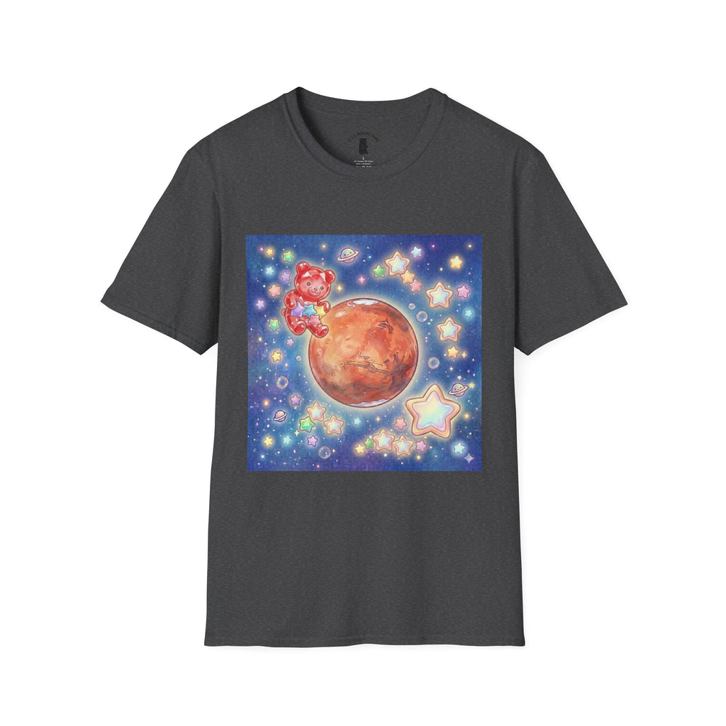 Think of Mars, Red Crystal Gooey Gummy Bear — Space Graphic T-Shirt