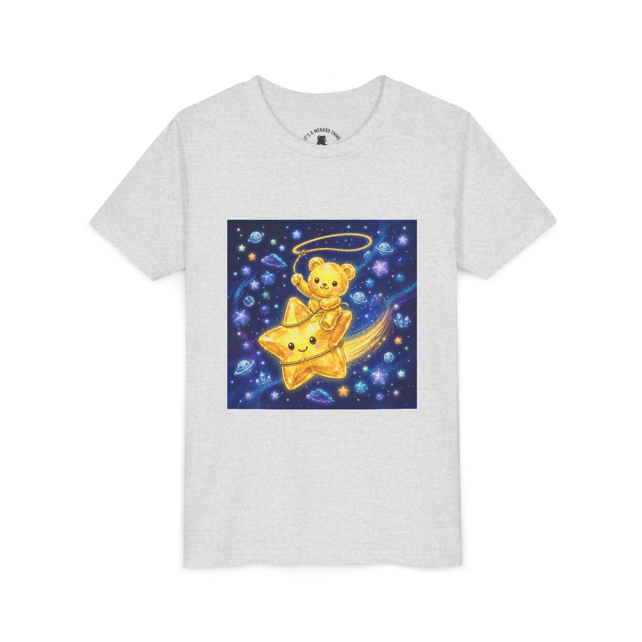 Rodeo, Giddy Up! Starlight Yellow Gooey Crystal Gummy Bear- Graphic T-Shirt
