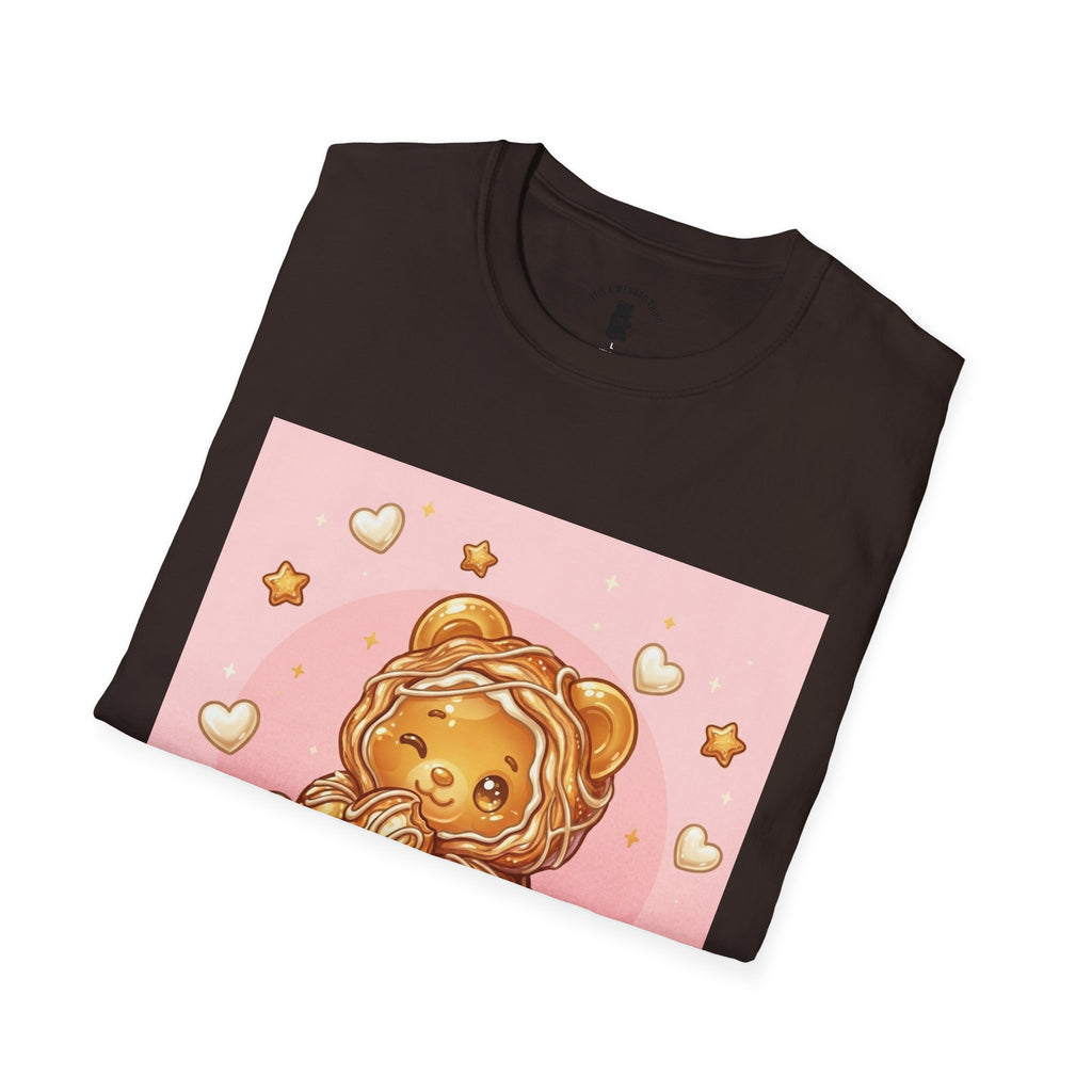 Cute Cheese Danish Gooey Gummy Bear — Kawaii Graphic T-Shirt