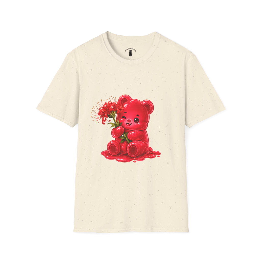 Blooming Spider Lily Special, Red Oozy Bear Gummy Friend- Graphic Shirt