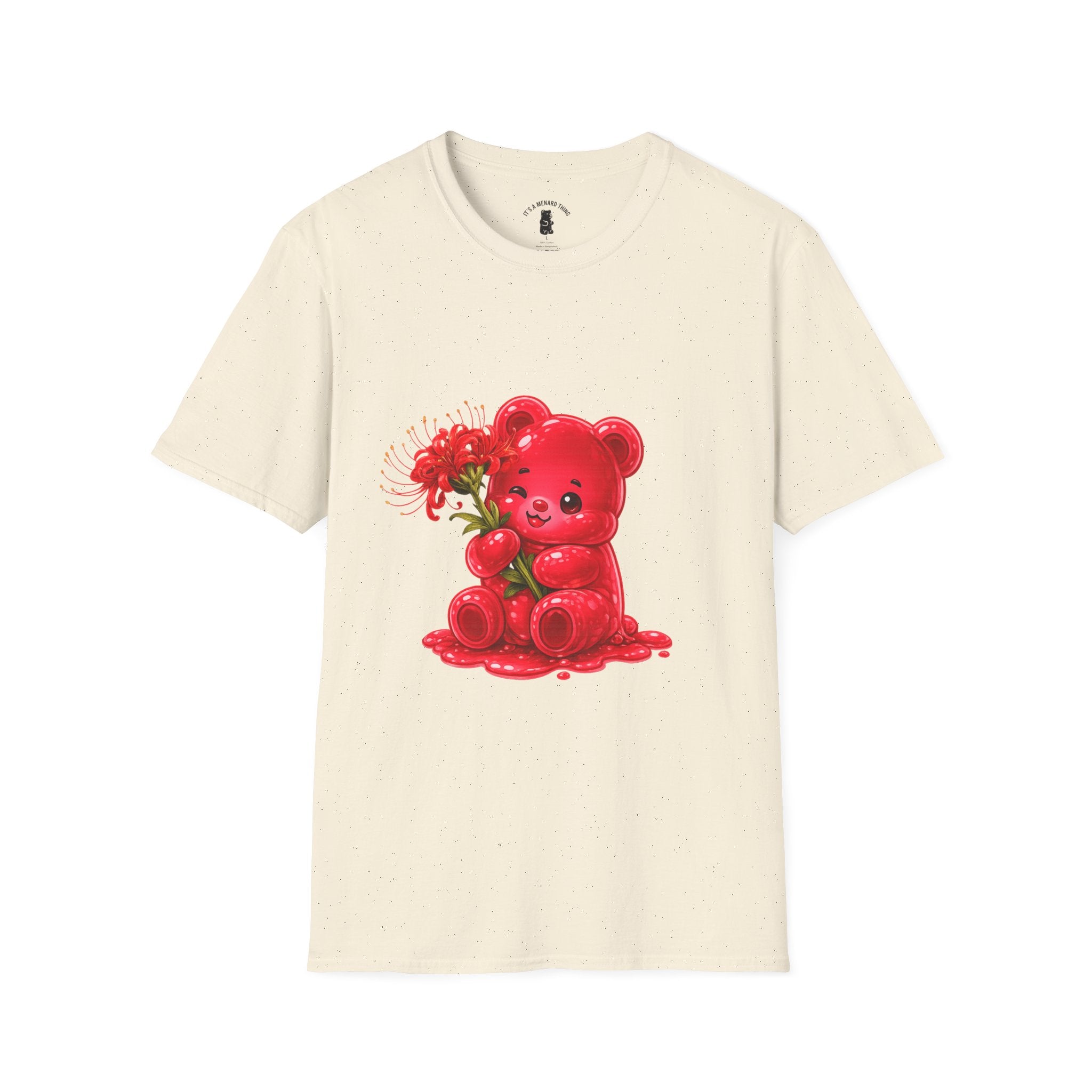 Blooming Spider Lily Special, Red Oozy Bear Gummy Friend- Graphic Shirt