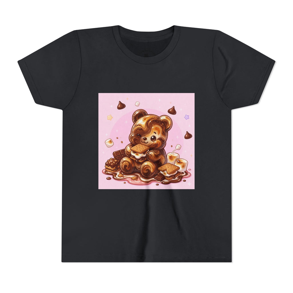 Chocolate, Marshmello S'more Gooey Fudge Gummy Bear Dessert Graphic Tee