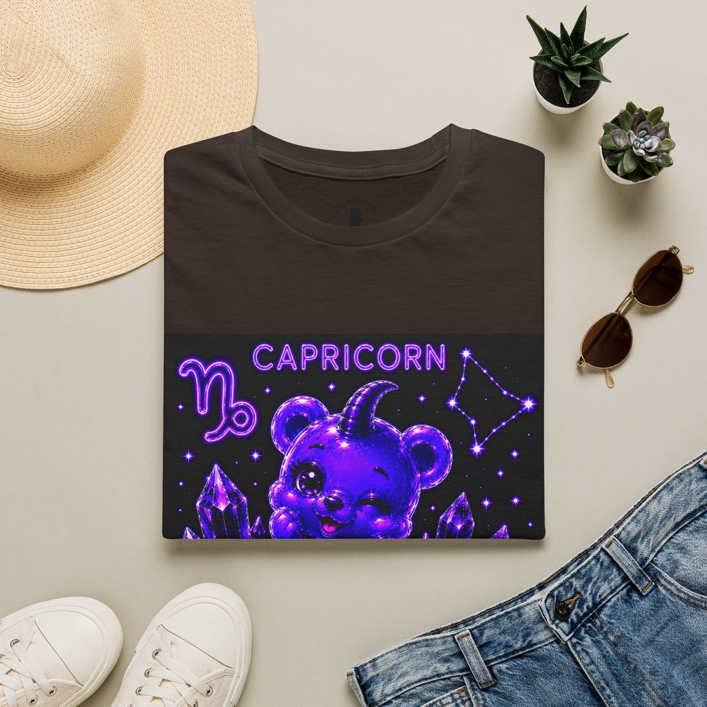 Capricorn Zodiac Constellation Oozy Bear Friend- Graphic Shirt
