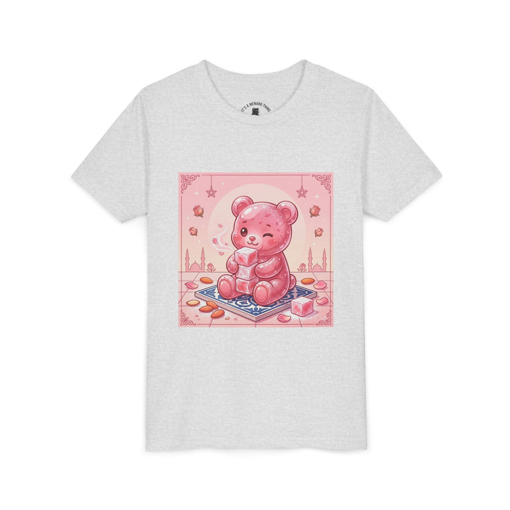 Turkish Delight Rose Water Gooey Gummy Bear- Illustration Youth T-Shirt