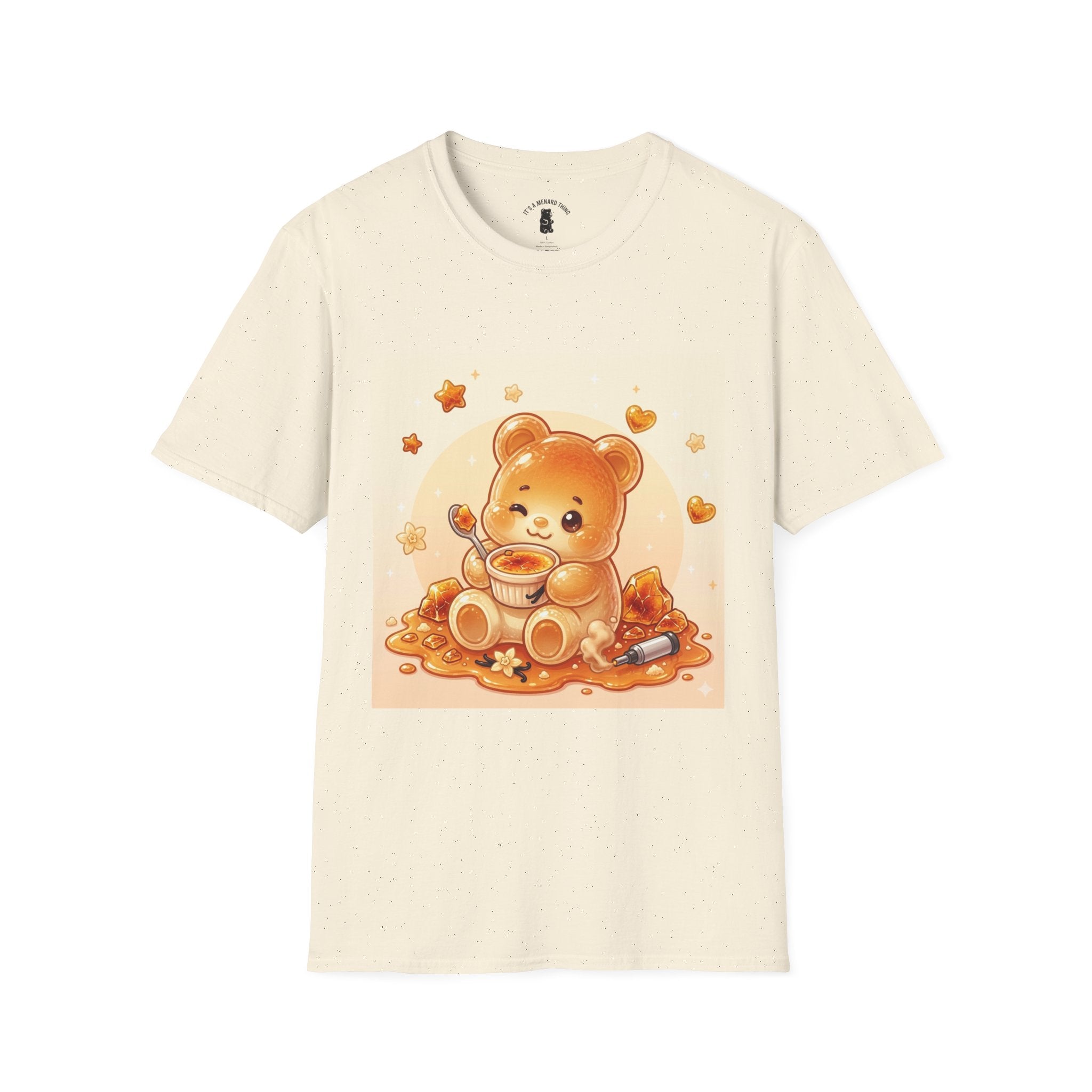 Cream Brulé Cutie, Gooey Gummy Bear – Adorable Graphic Tee