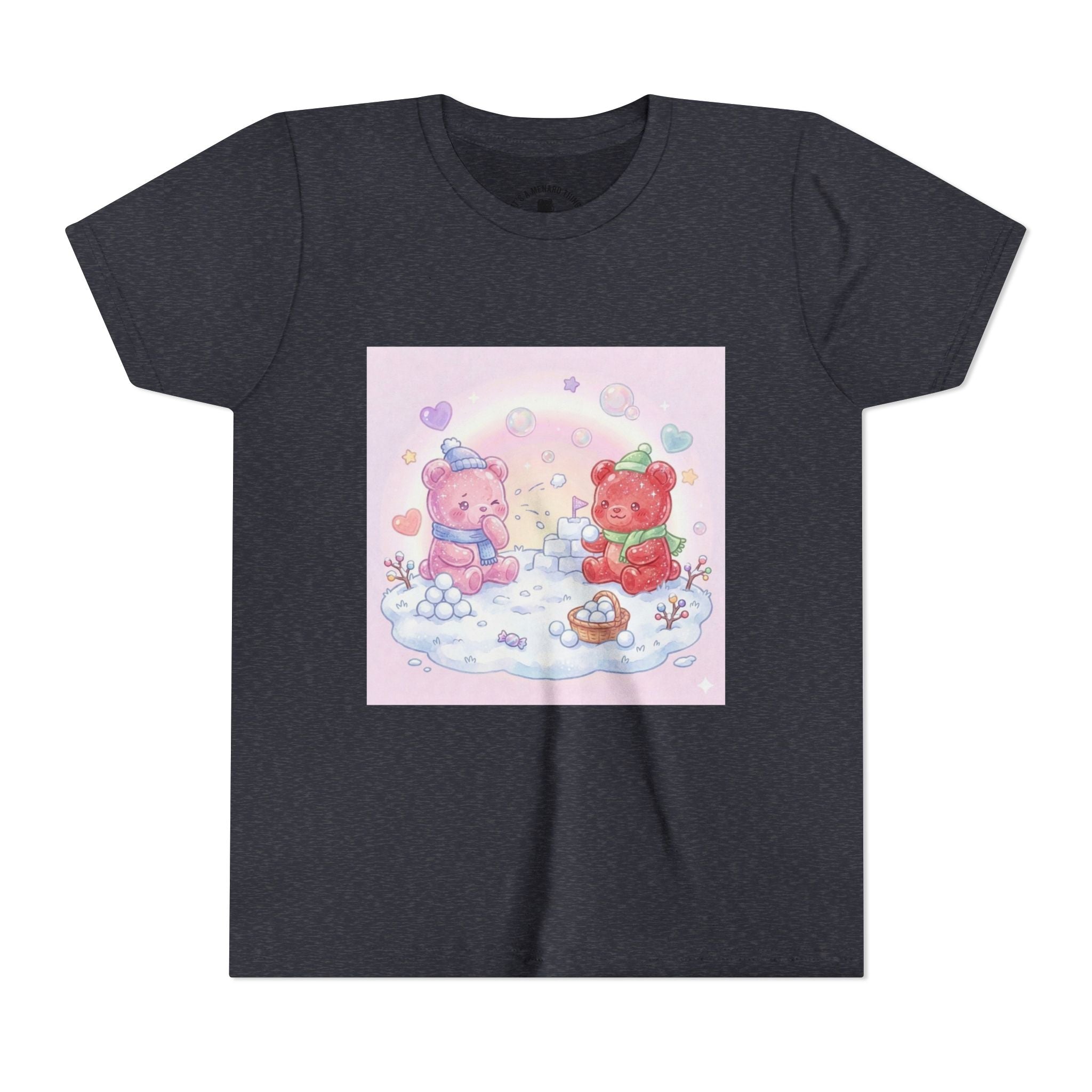 Duo Gooey Gummy Bear Snowball game T-Shirt