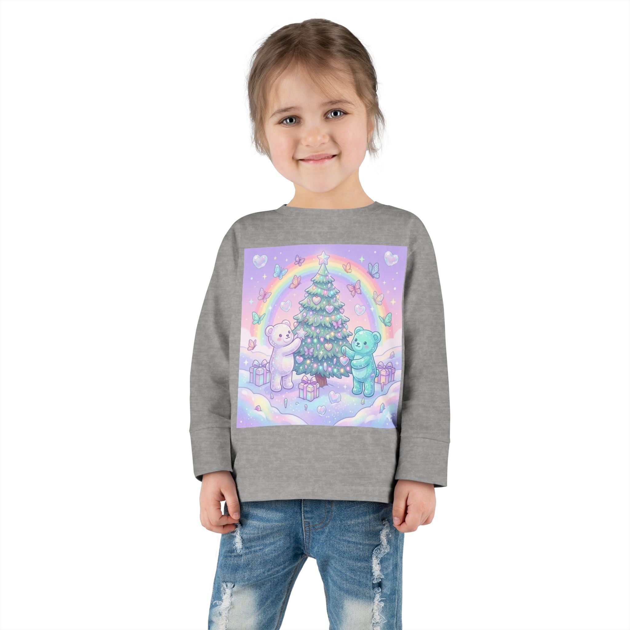 Christmas Tree Holiday Special, Oozy Bear Friends- Graphic Long Sleeve Shirts
