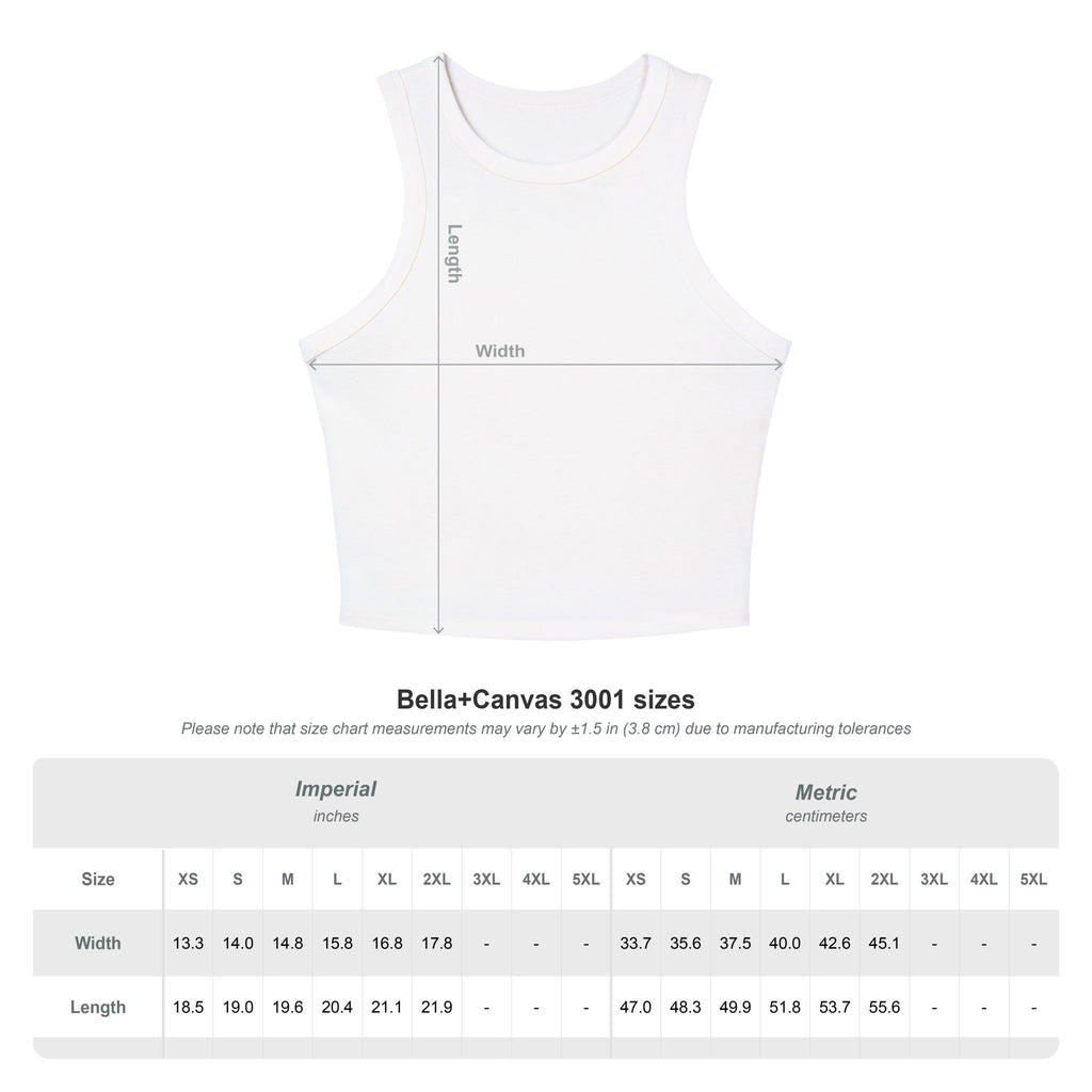 Spider Demon Illustration Racer Tank Top — Anime Horror Graphic Crop