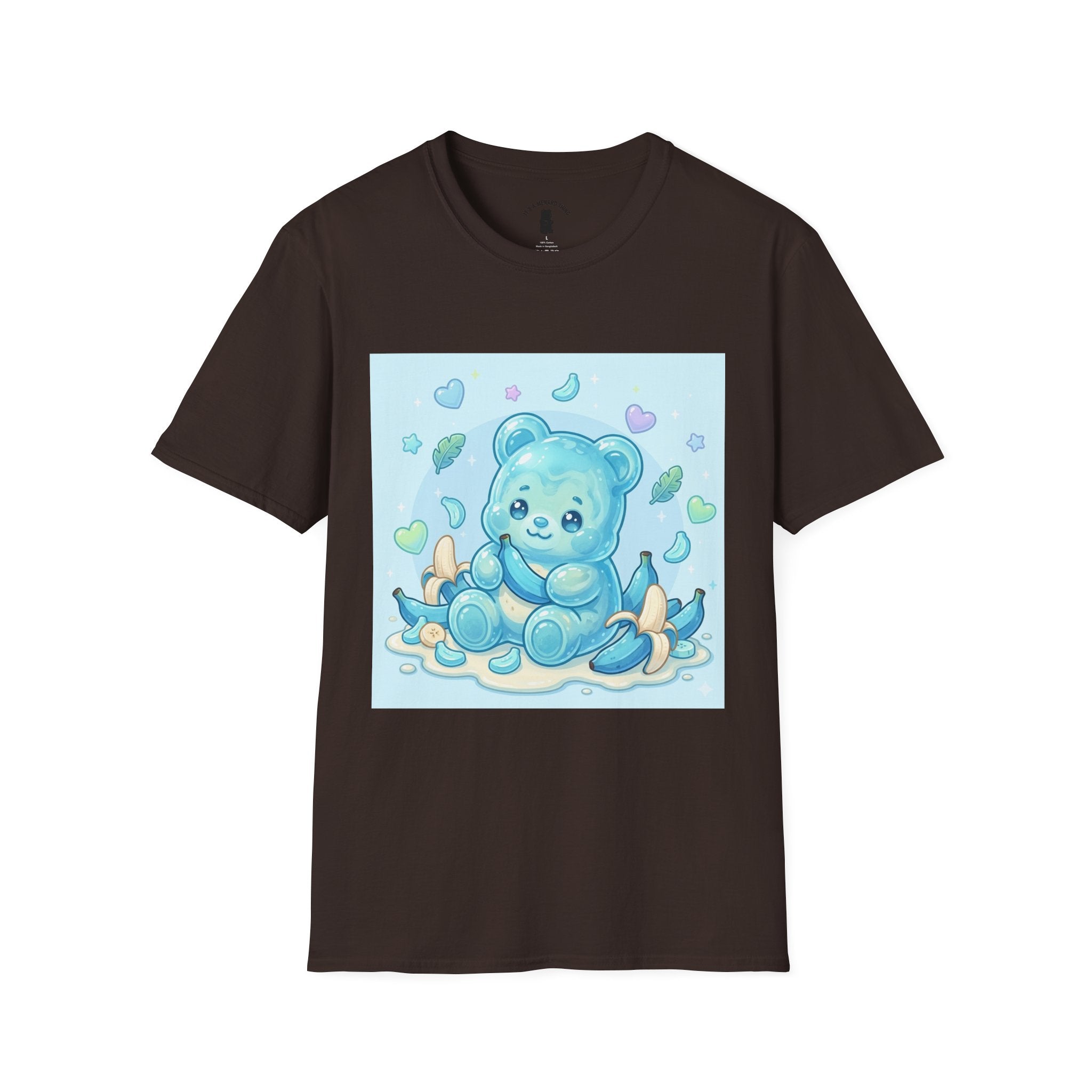Exotic Blue Java Banana Baby Oozy Bear Friend- Kawaii Graphic Shirt