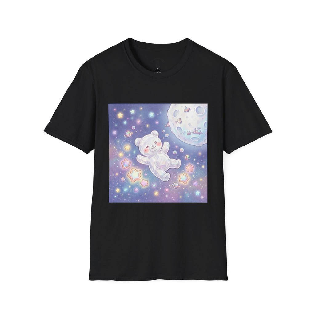 Float Me To The Moon, Crytal White Gooey Gummy Bear — Pastel Graphic T-Shirt