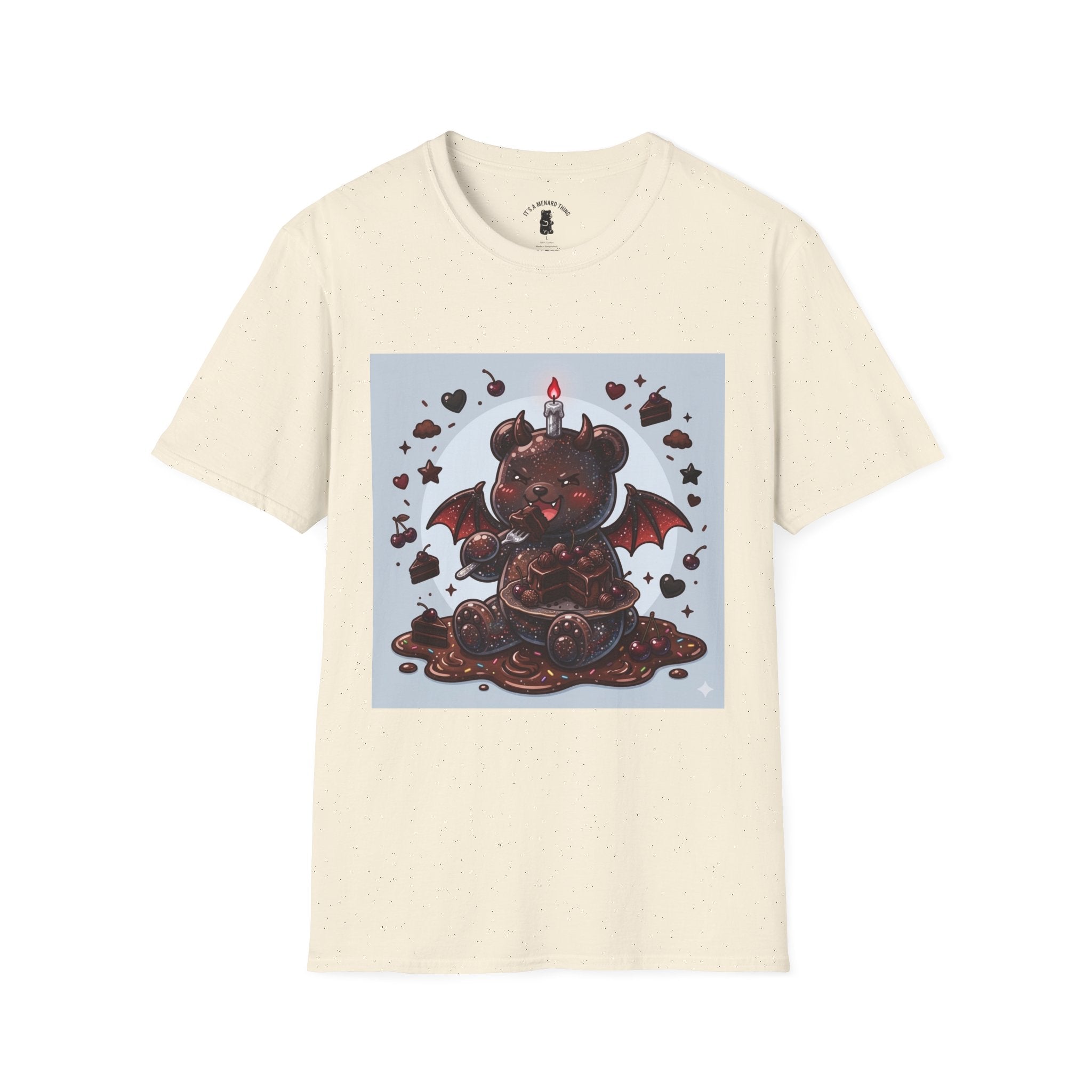 Devils food Cake Demon, Gooey Fudge Gummy Bear — Kawaii Graphic Tee
