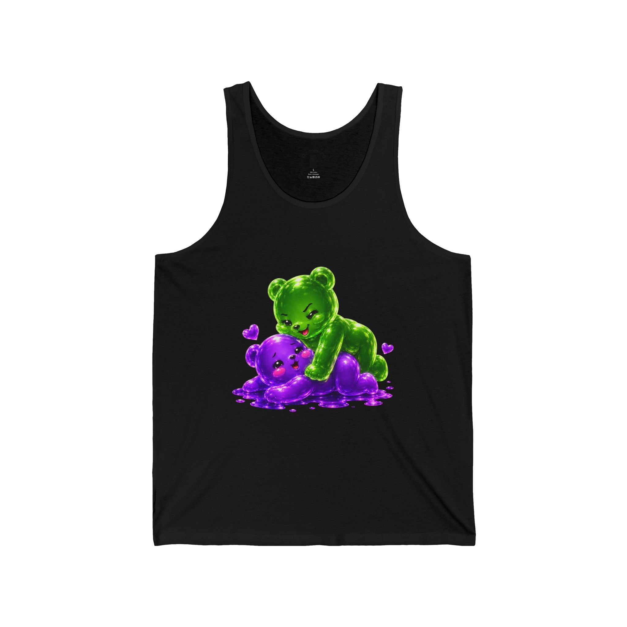 Wrestling Around, Oozy Bear Couple Gummies Special Addition- Graphic Tank Top (Adults Only!)