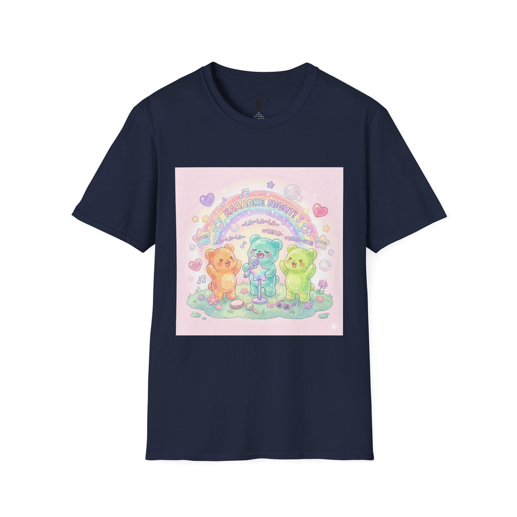 Karaoke Time! Gooey Gummy Bear Friends — Kawaii Graphic T-shirt
