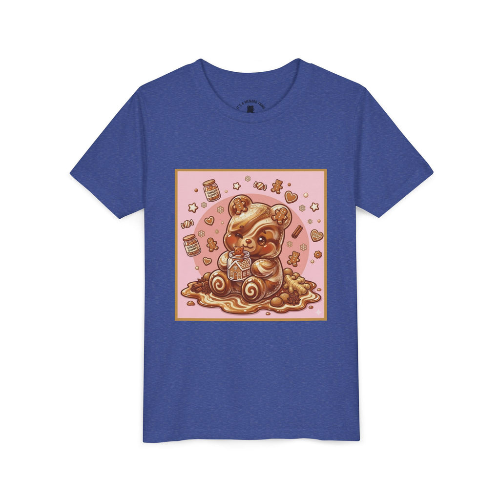 Gooey Gummy Bear Ginger Bread Graphic Youth T-Shirt