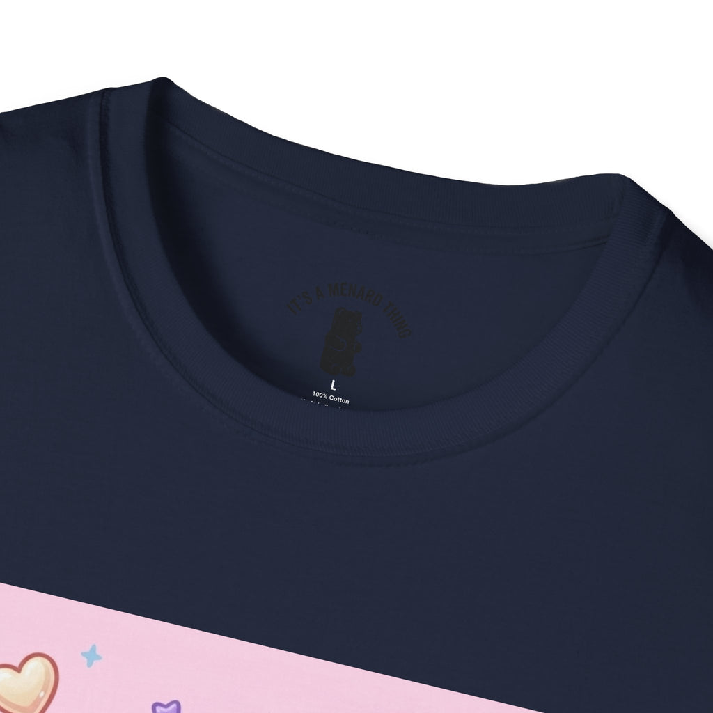 Coconut Milk Gooey Gummy Bear T-Shirt — Kawaii Dessert Graphic Tee