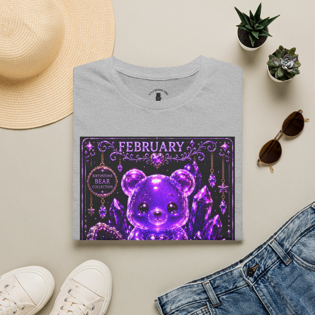 February, Amethyst Birthstone Oozy Bear Friend Special Addition- Graphic