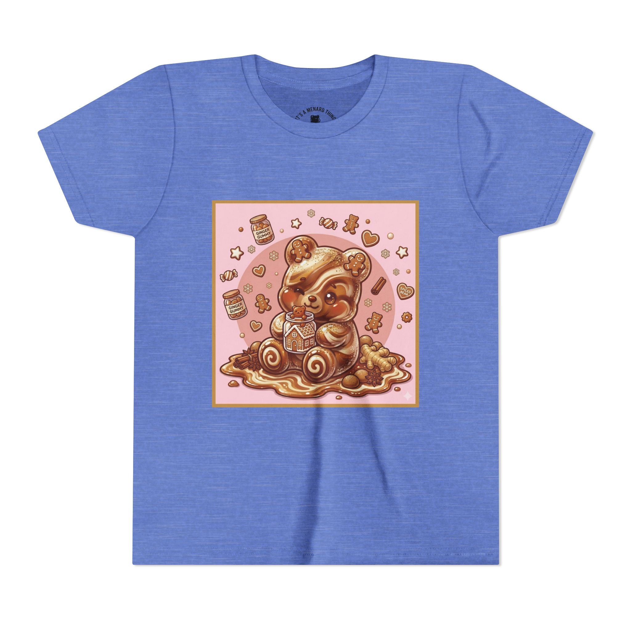 Gooey Gummy Bear Ginger Bread Graphic Youth T-Shirt