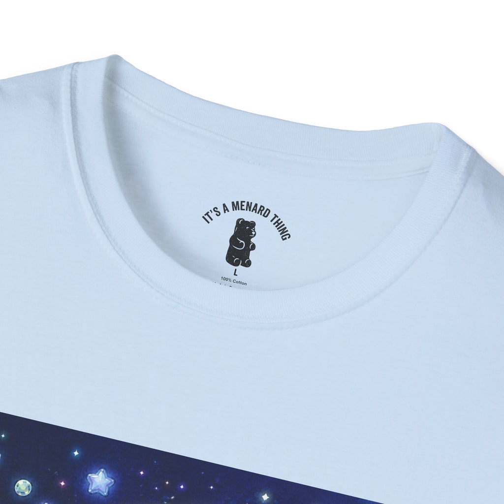 Rodeo Star, Golden Crstyal Gooey Gummy Bear- Kawaii Graphic T-Shirt