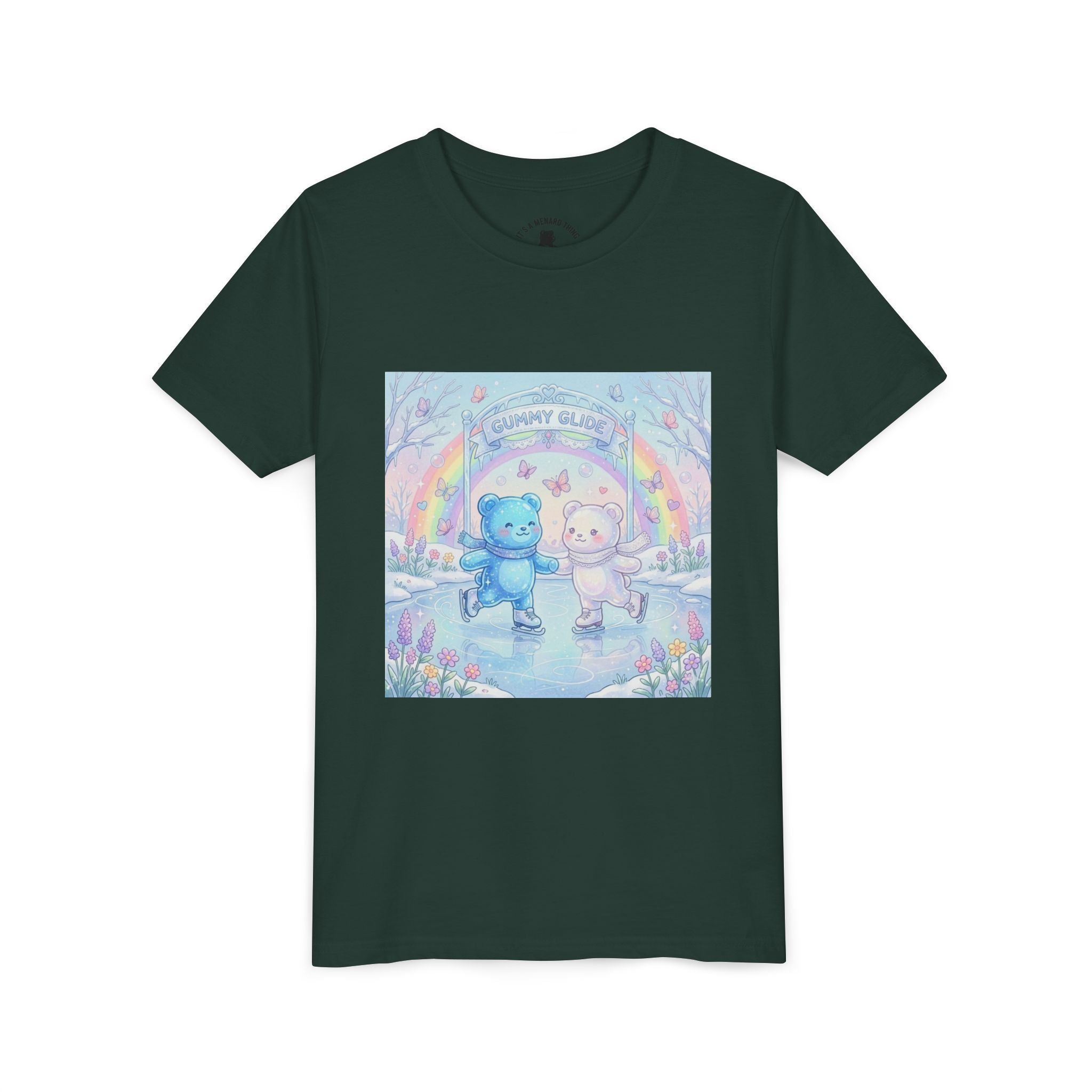 Ice Skating Gooey Gummy Bears- Youth T-Shirt