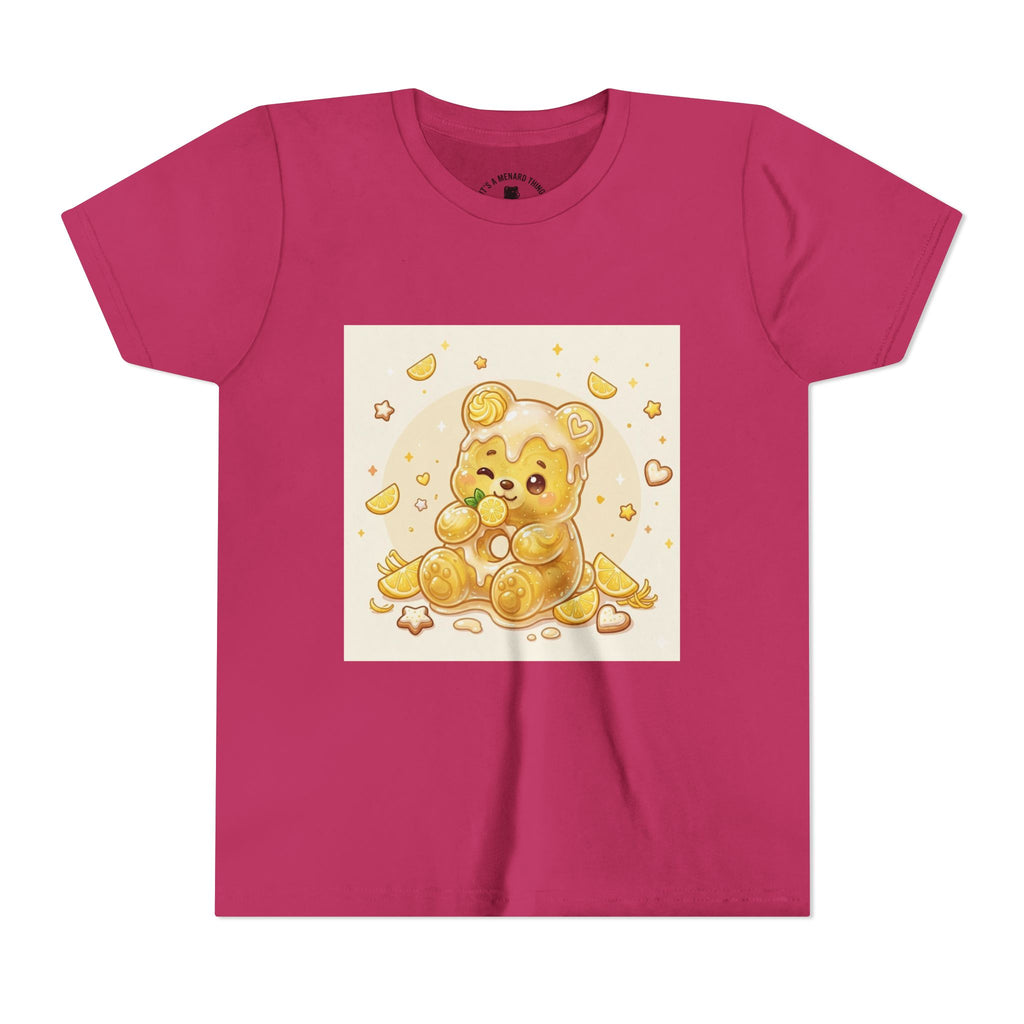 Lemon Bunt Cake Gooey Gummy bear Kids Shirt