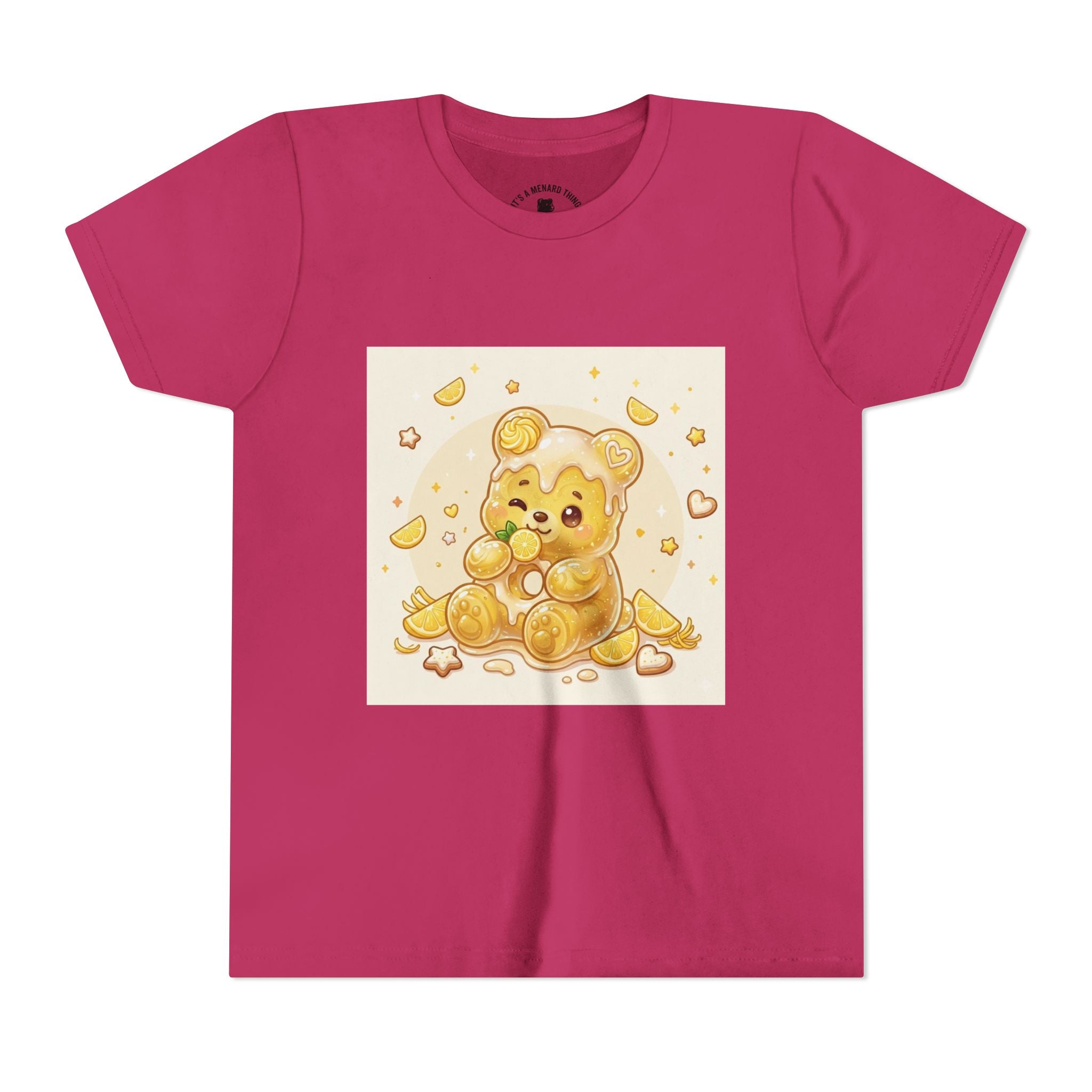 Lemon Bunt Cake Gooey Gummy bear Kids Shirt