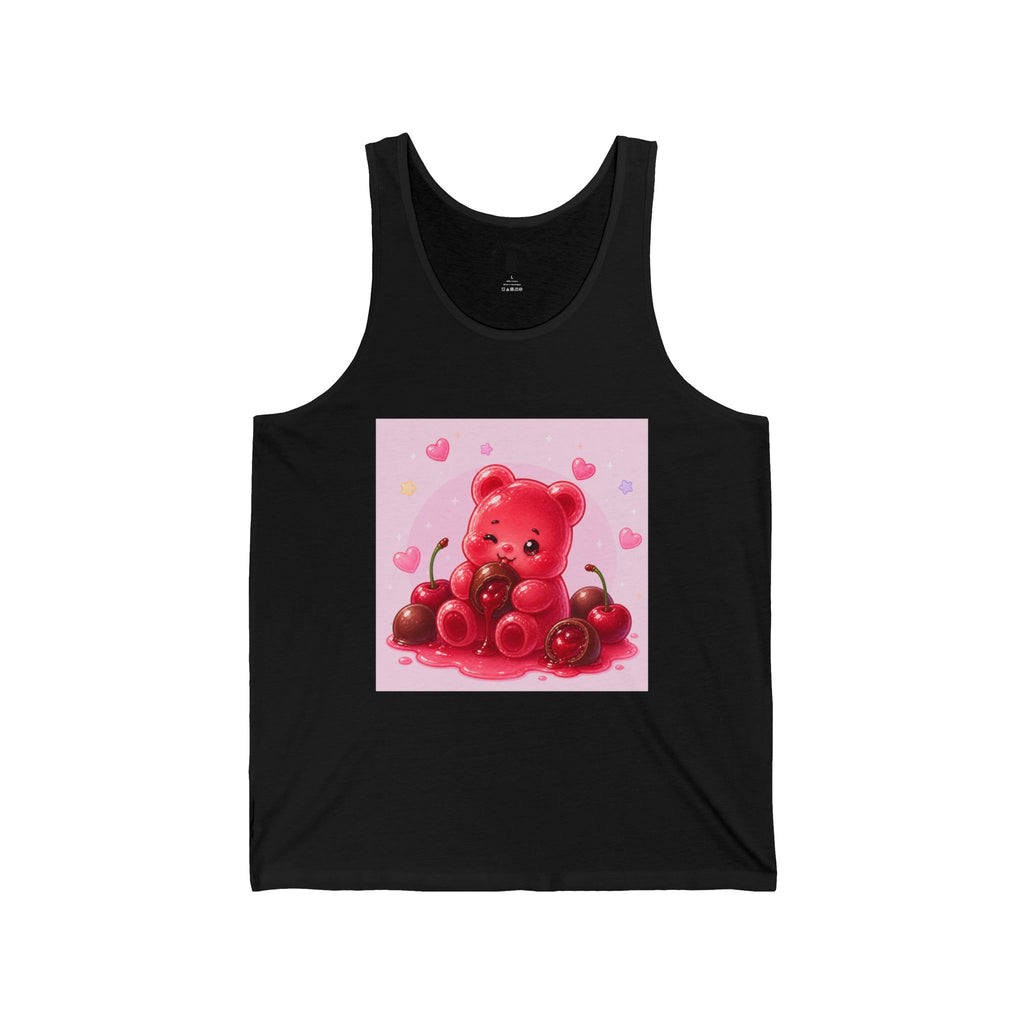 Cherry Chocolate Cordial, Red Gooey Gummy Bear- Kawaii Graphic T-Shirt